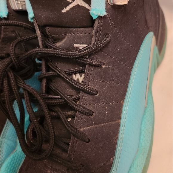 Air Jordan 12 GP Hyper Jade Size 5.5 Y Womens, pre-owned - Picture 5 of 16